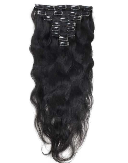 Bodywave virgin clip in